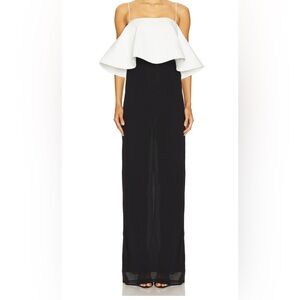 Lovers + Friends Black and White Maxi Dress